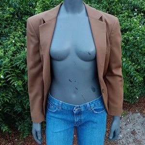 Weathervain Ladies Pure Wool Vintage (2) Button Luxury Blazer (USA)